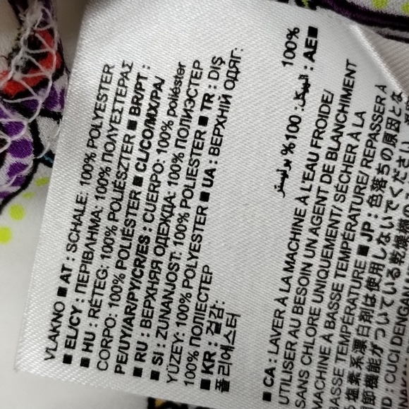 Banana Republic Colorful Sleeveless Paisley Ruffle Pleated Top - Picture 11 of 11